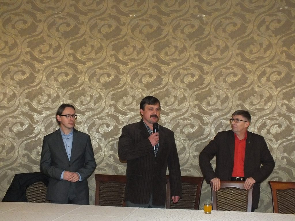 Od lewej: Kamil Kubicki, Piotr Słoka i Andrzej Marek Lenart. 