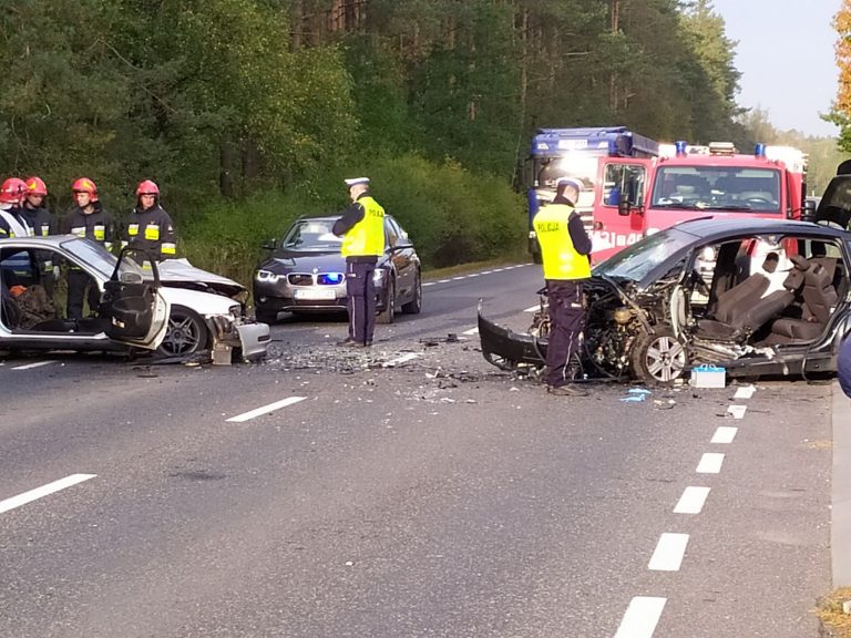 Wypadek Audi i Hondy w Błaszkowie TKN24