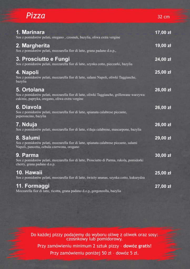 Menu San Vito Lo Capo TKN24