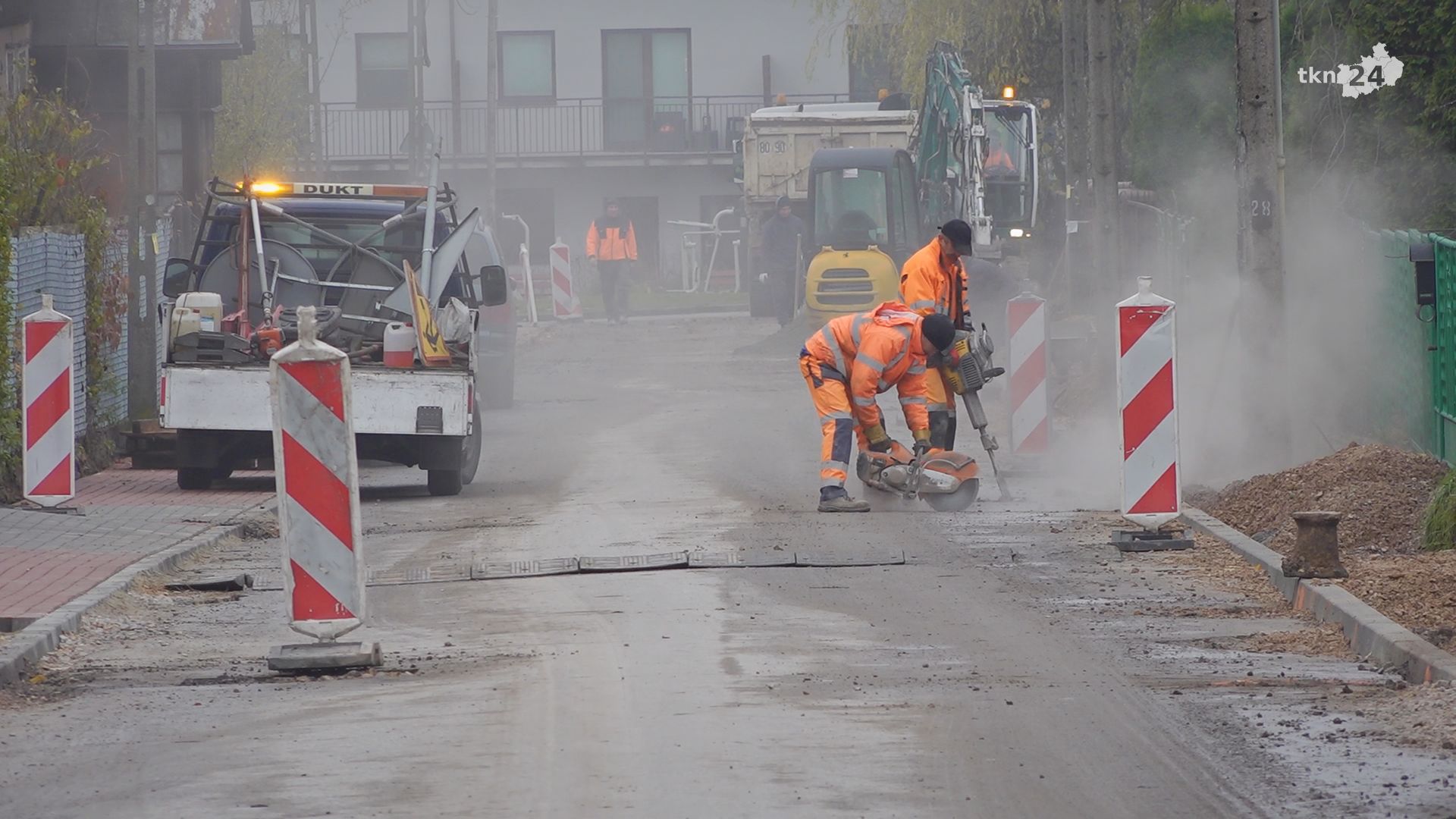 Powiat z gminą przebudowują ulicę Jasną w Końskich [wideo, zdjęcia]