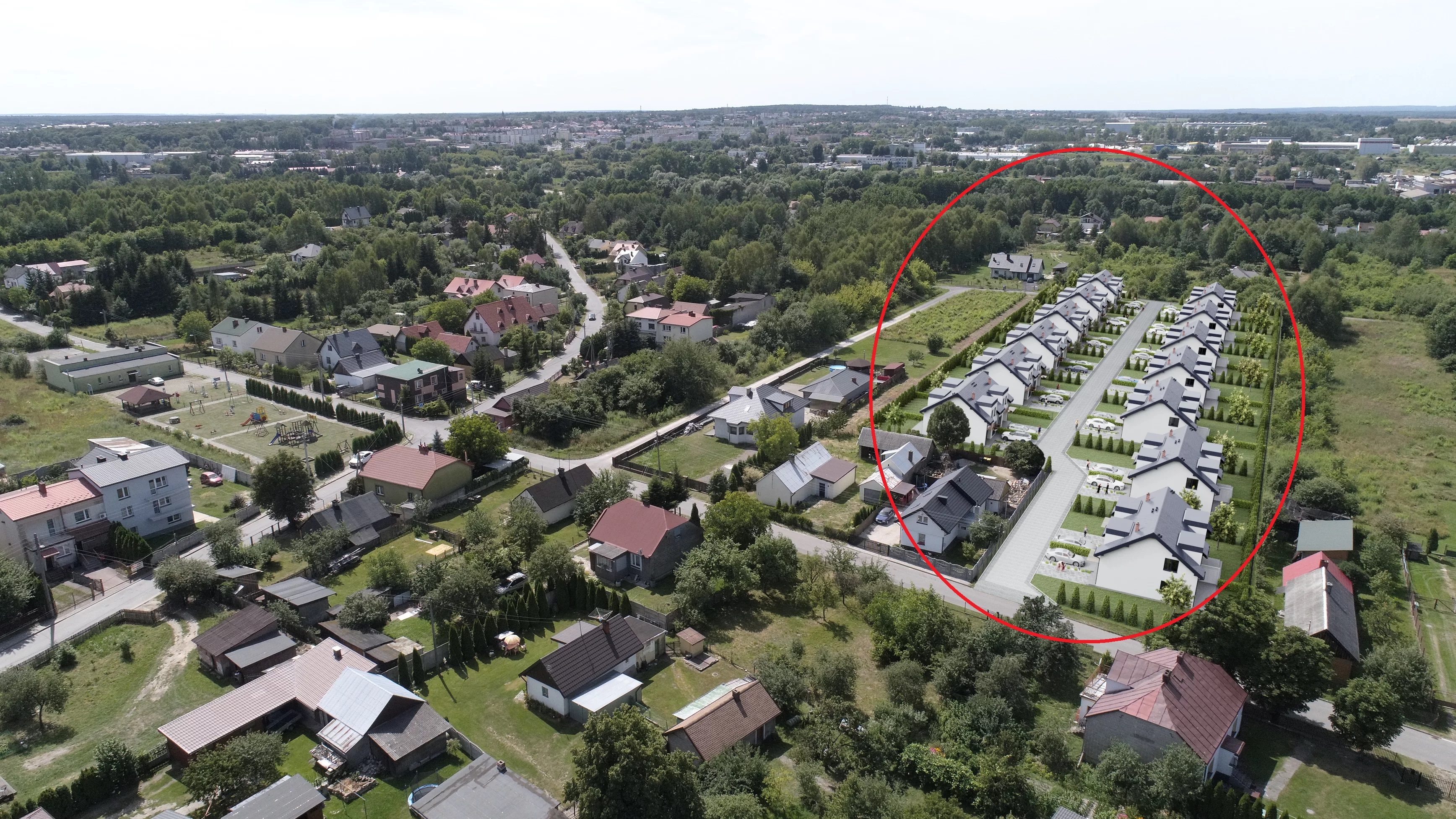 Osiedle Miodowy Zachód™. Nowoczesne domy blisko Końskich.