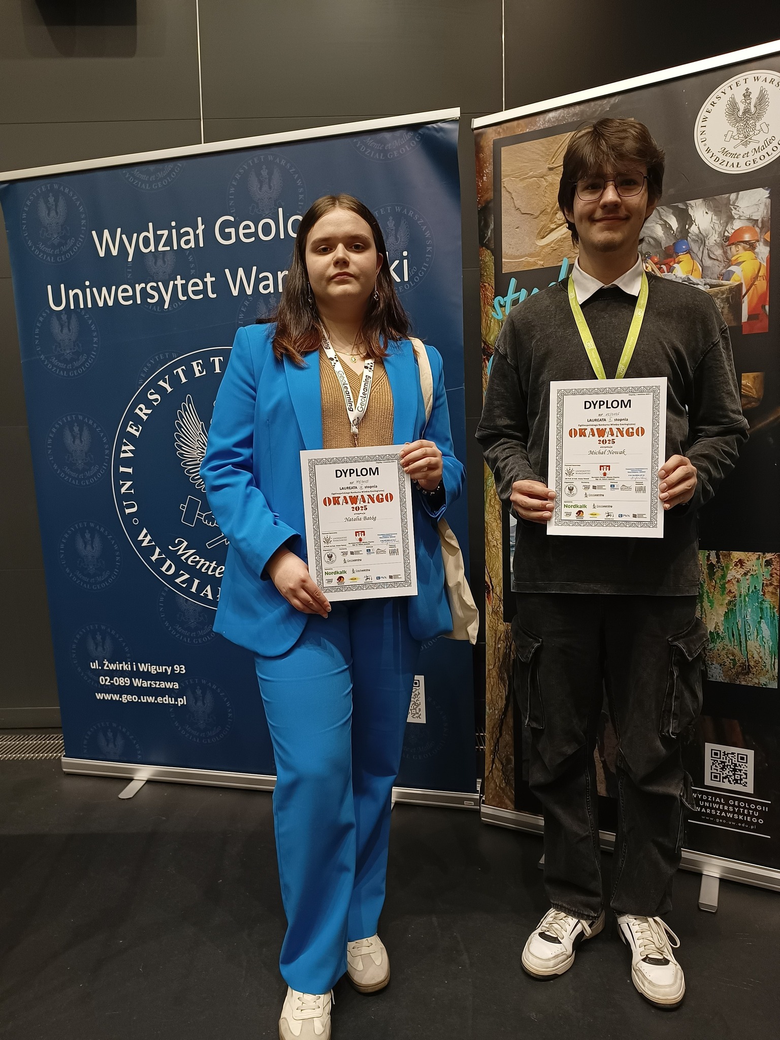 Sukces uczniów II LO w Ogólnopolskim Konkursie Wiedzy Geologicznej