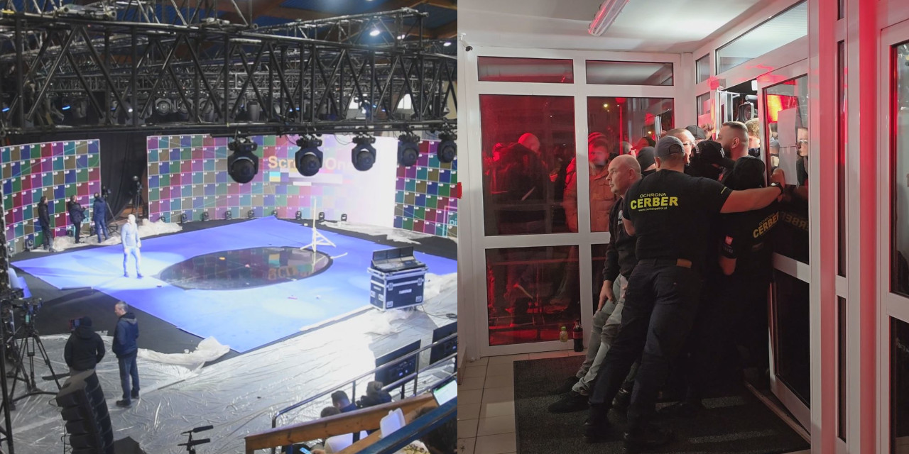 AM Studio wynajmowało halę pod debatę. Znamy kwotę. Wiadomo jakich dokonano zniszczeń [wideo]