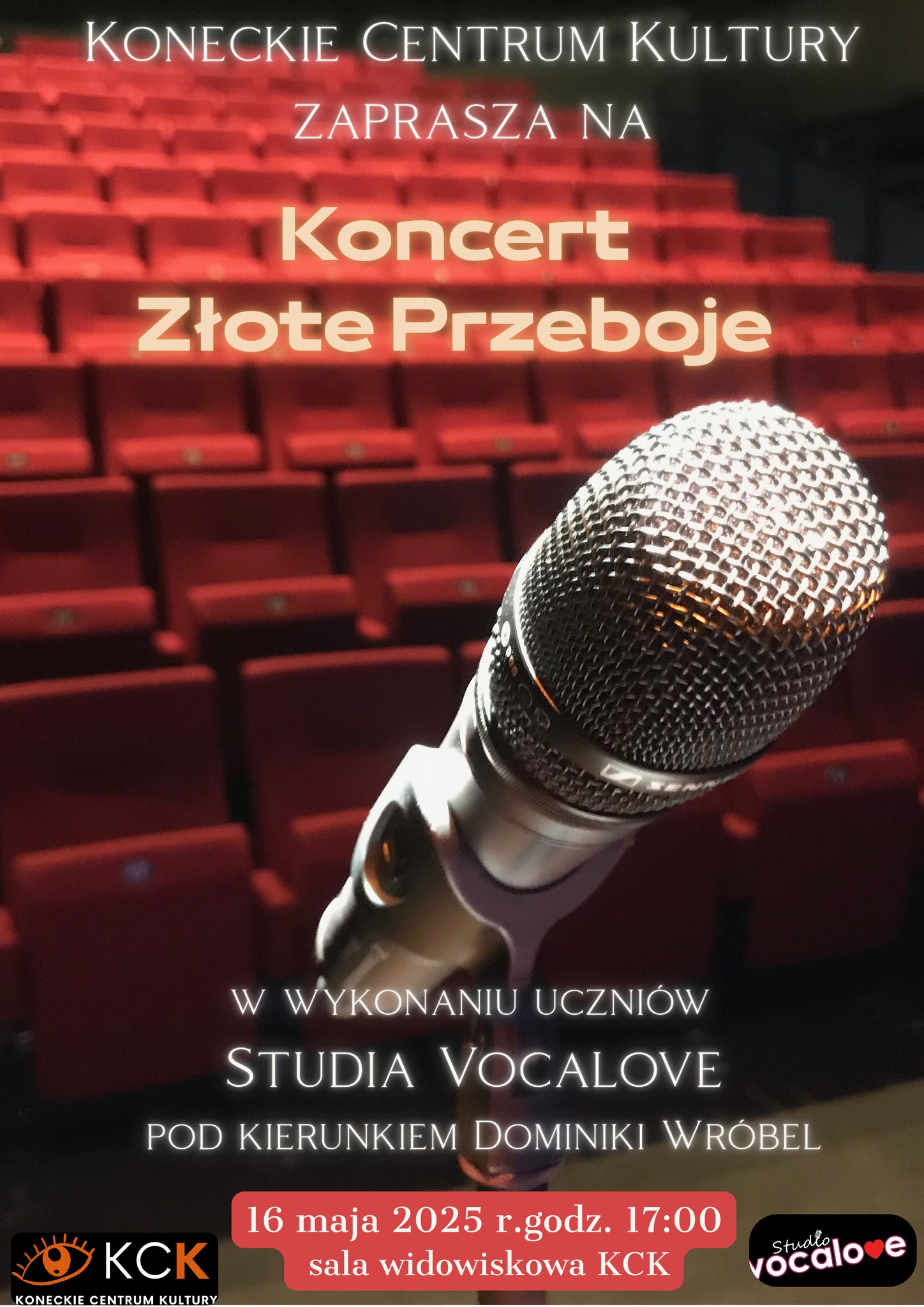 Studio Vocalove zaprasza na koncert Złote Przeboje