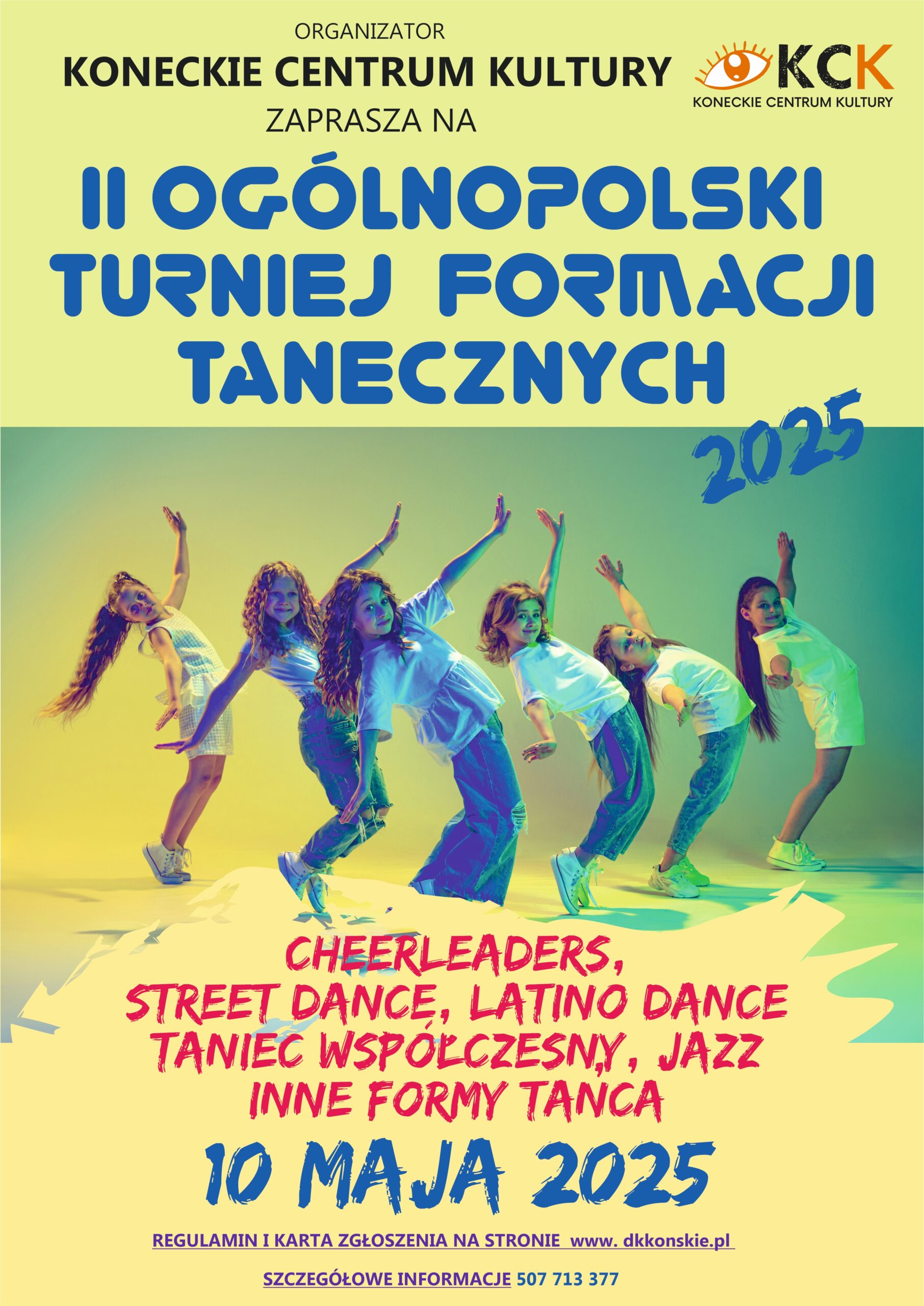 Około 700 tancerzy weźmie udział w ogólnopolskim turnieju w Końskich