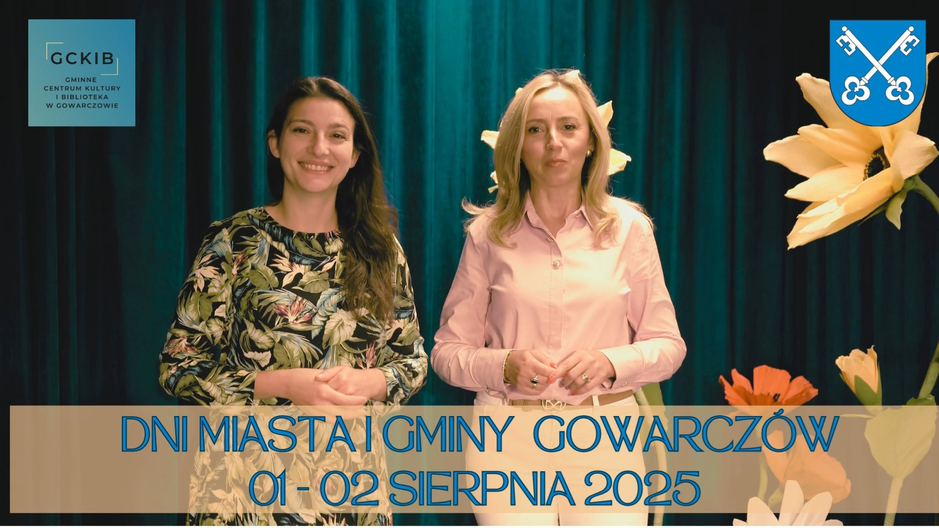 Burmistrz Joanna Dołowska zaprasza na Dni Gminy Gowarczów 2025 [wideo]