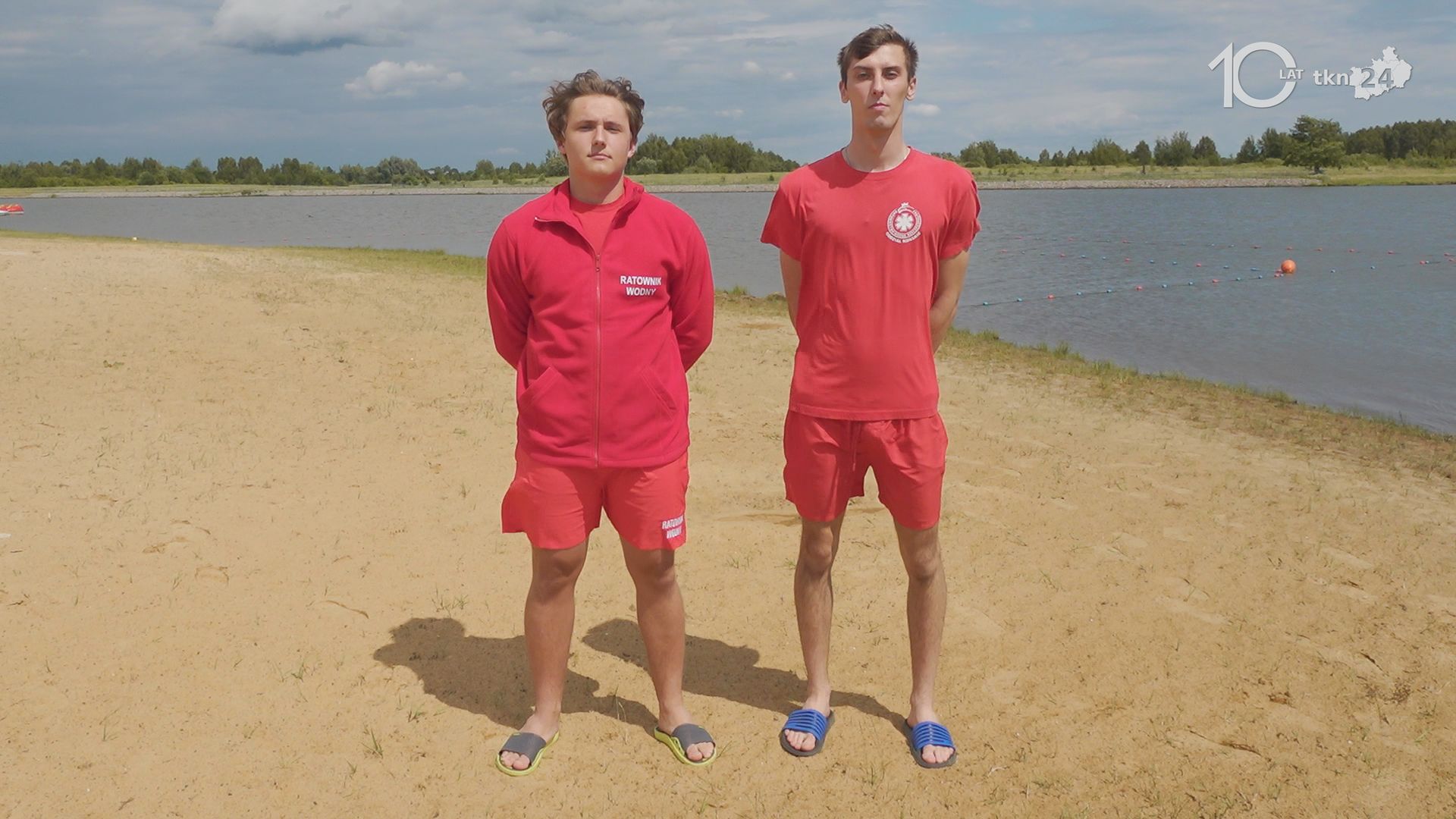 Ratownicy rozpoczęli pracę przy zalewie Antoniów. Przypominają o zasadach bezpieczeństwa [wideo]