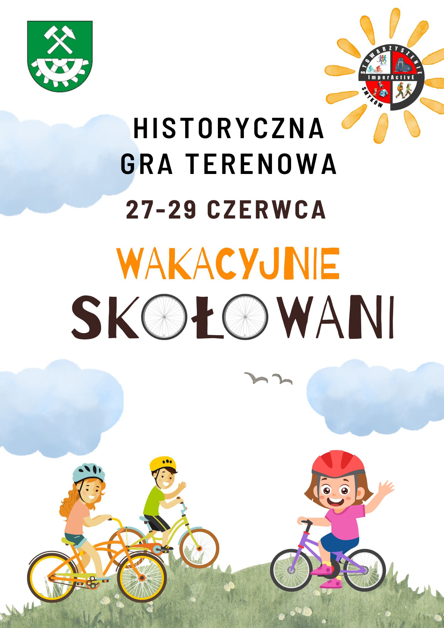 Rowerowa przygoda w Smykowie! Rusza gra terenowa 'Wakacyjnie sKOŁOwani’