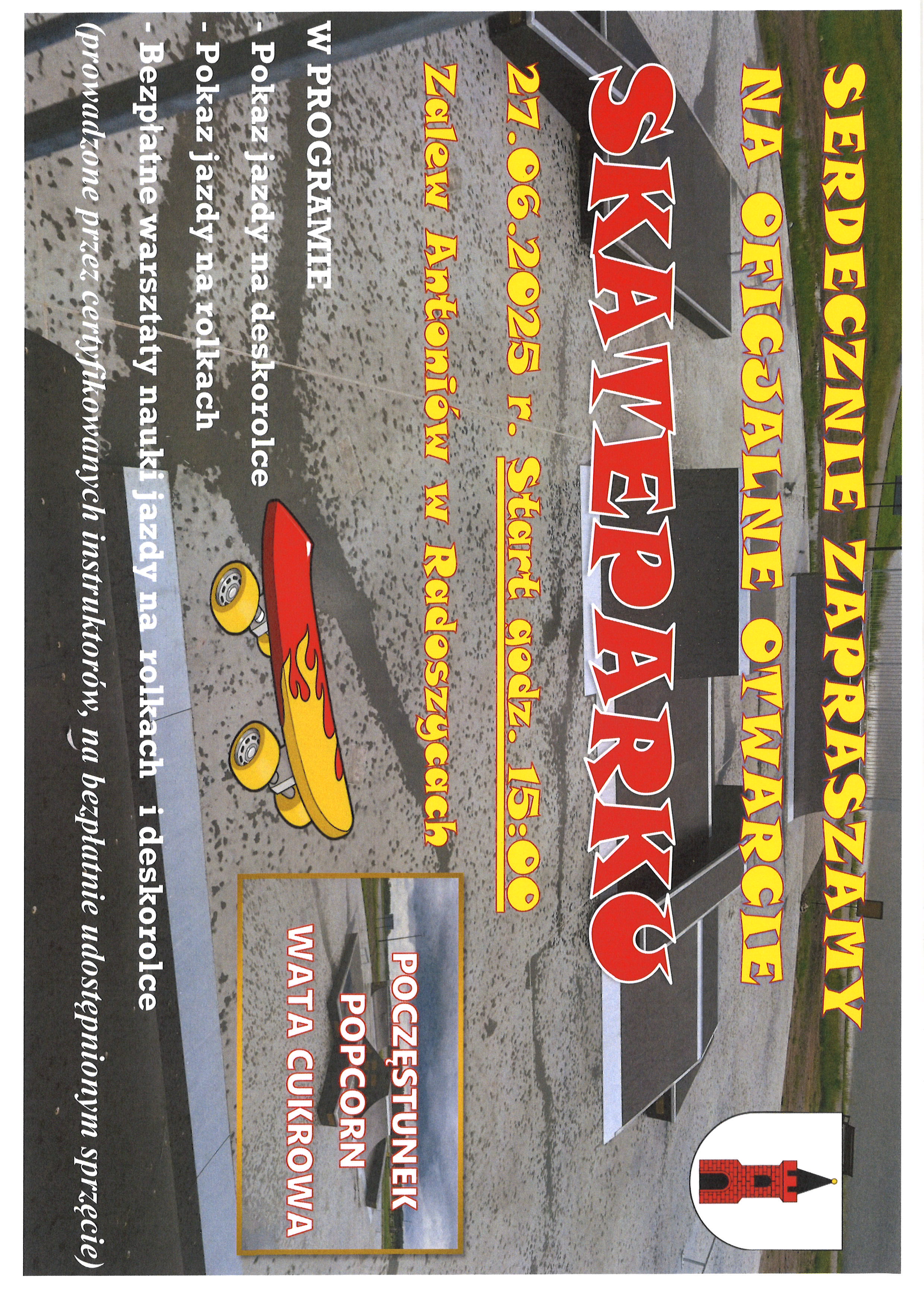 Oficjalne otwarcie skateparku w Radoszycach już w najbliższy piątek