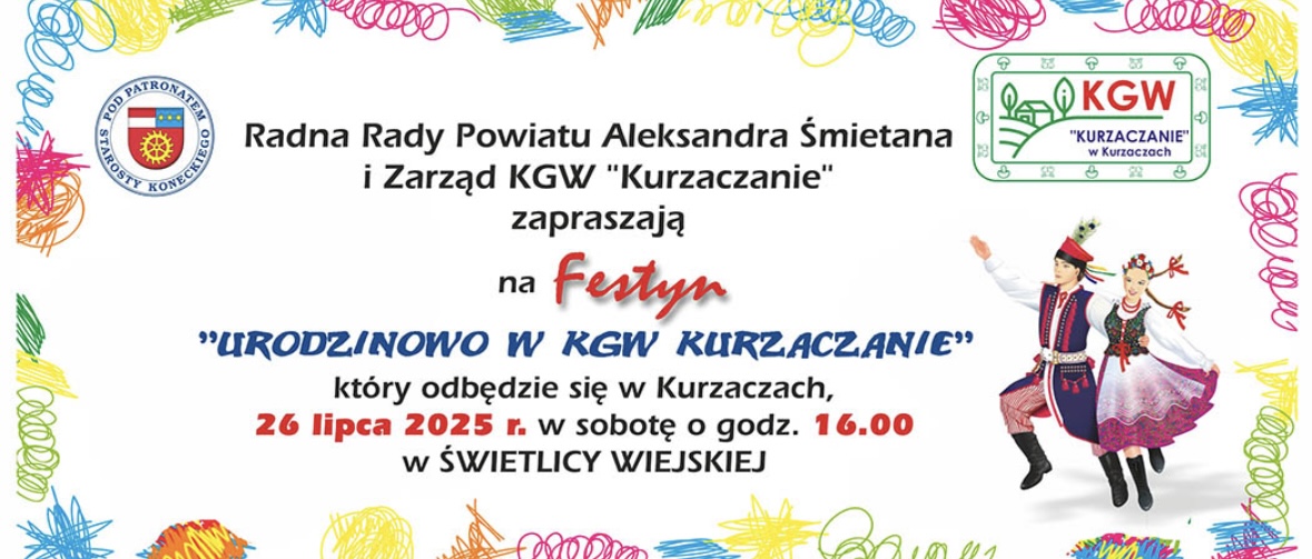 Urodzinowy festyn w Kurzaczach z gwiazdą wieczoru Edytą Jończyk