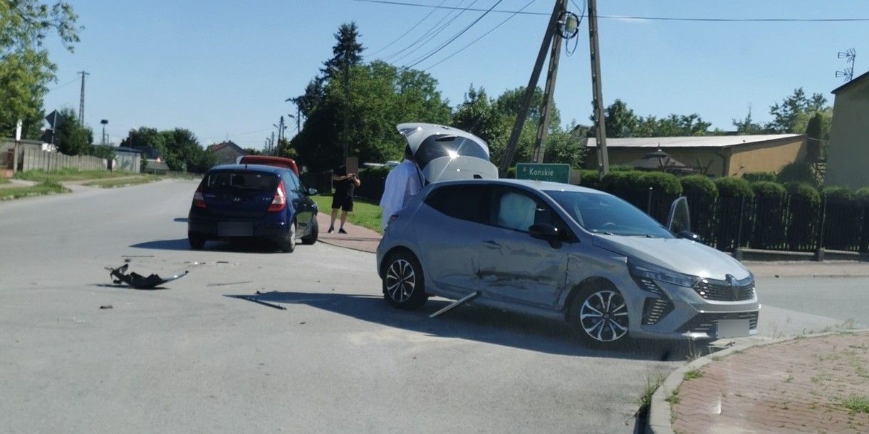 Kolejna wtorkowa kolizja z Hyundaiem. Tym razem w Radoszycach