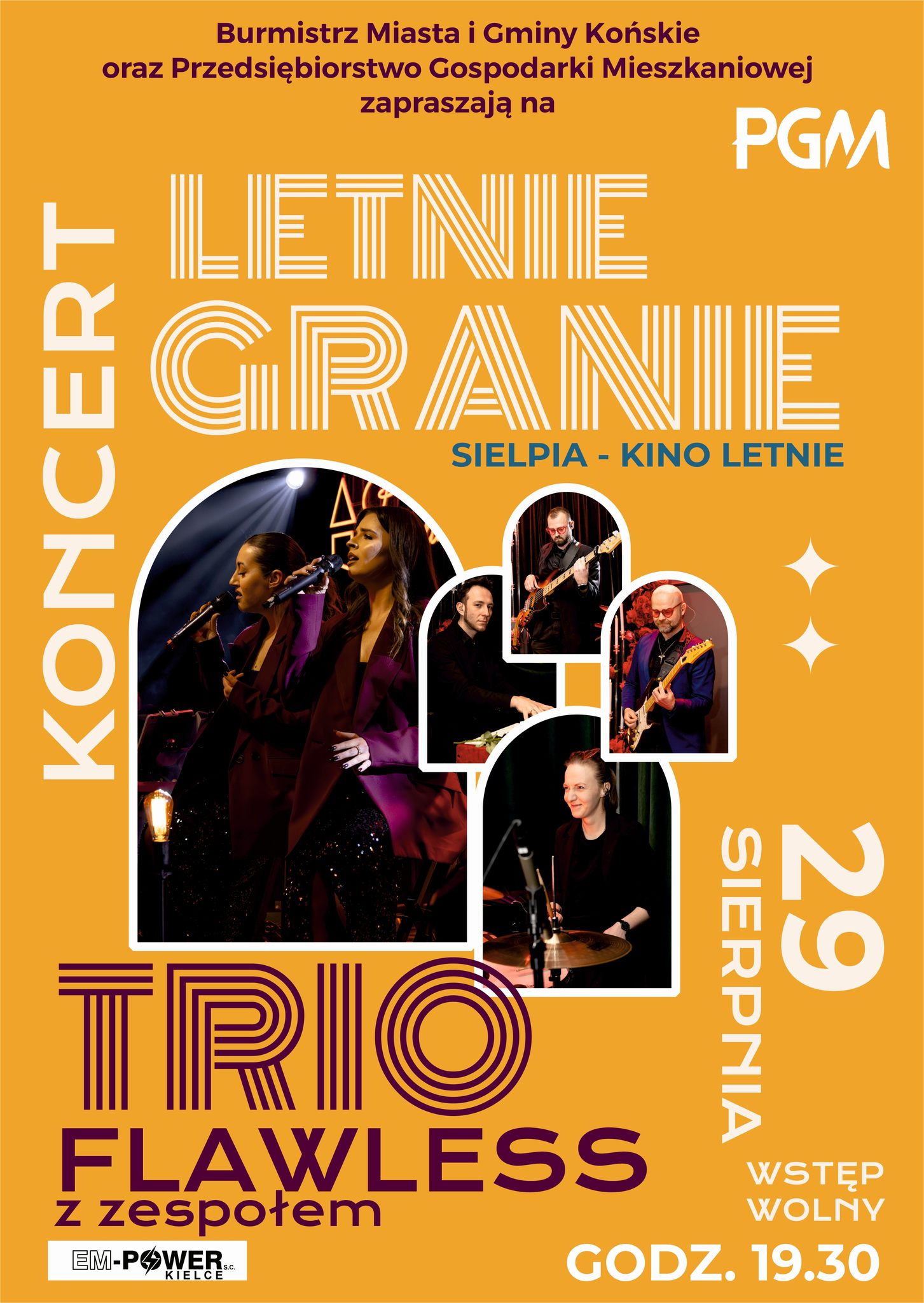 Letnie Granie w Kinie Letnim w Sielpi