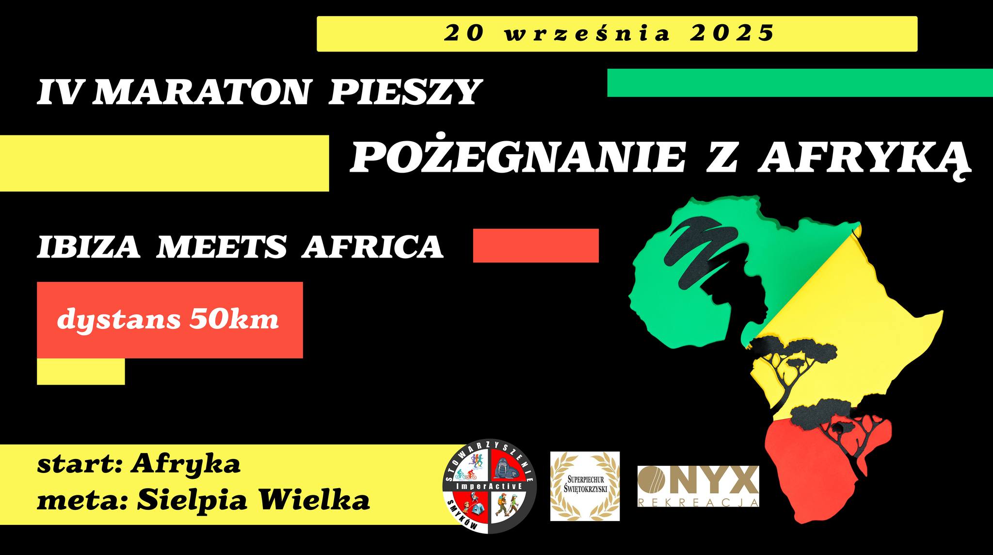 IV Maraton Pieszy 'Pożegnanie z Afryką’ wyruszy 20 września. realizowane są zapisy dla uczestników