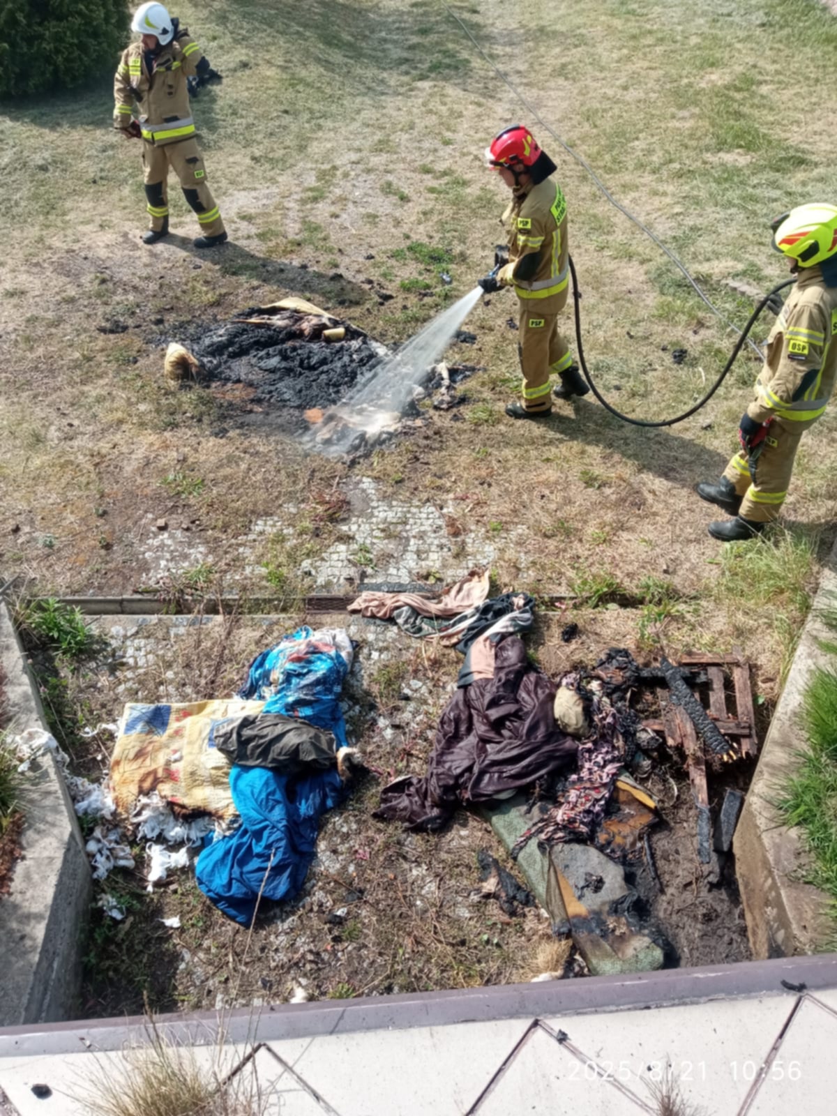 Pożar domu w Dziebałtowie w gminie Końskie