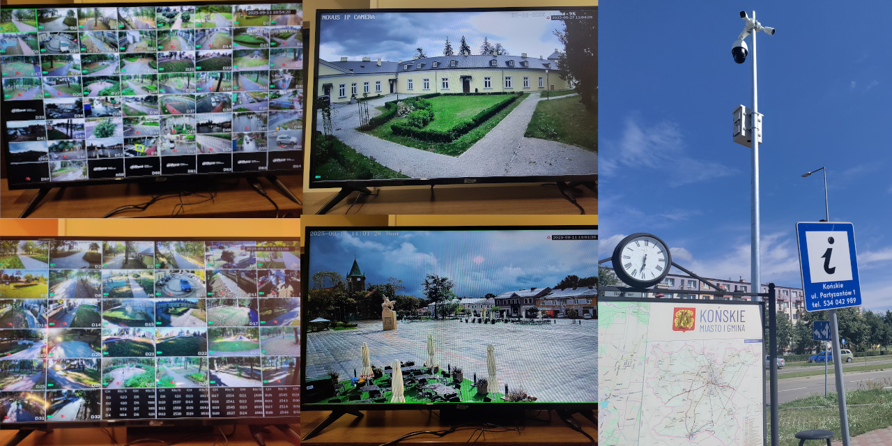Monitoring na nowo. Końskie miastem pod kamerami [wideo, zdjęcia]