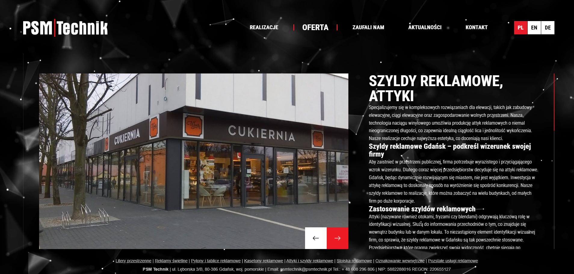 Nowoczesne szyldy reklamowe w Gdańsku – trendy i inspiracje dla firm