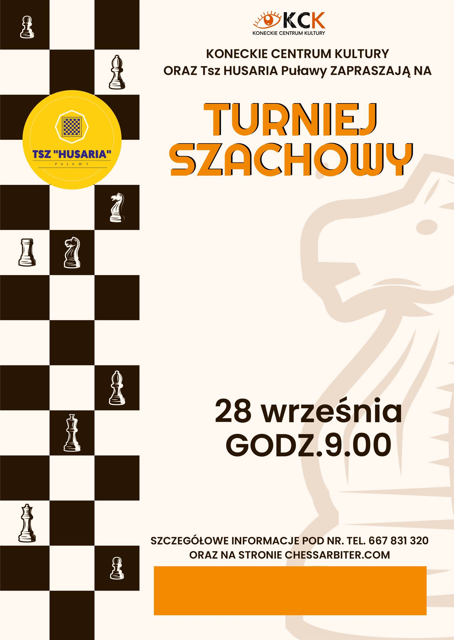 Szachiści zmierzą się w turnieju w Koneckim Centrum Kultury