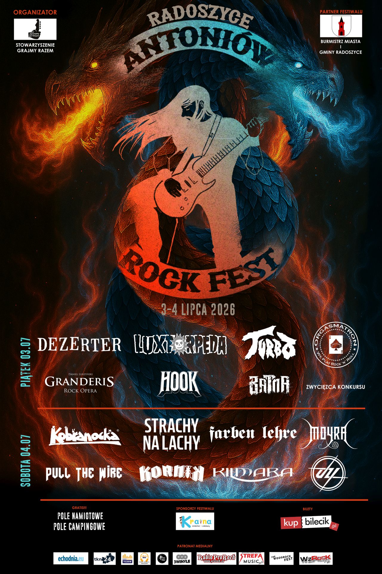 Antoniów Rock Fest 2026 z mocnym line-upem. Znamy szczegóły imprezy