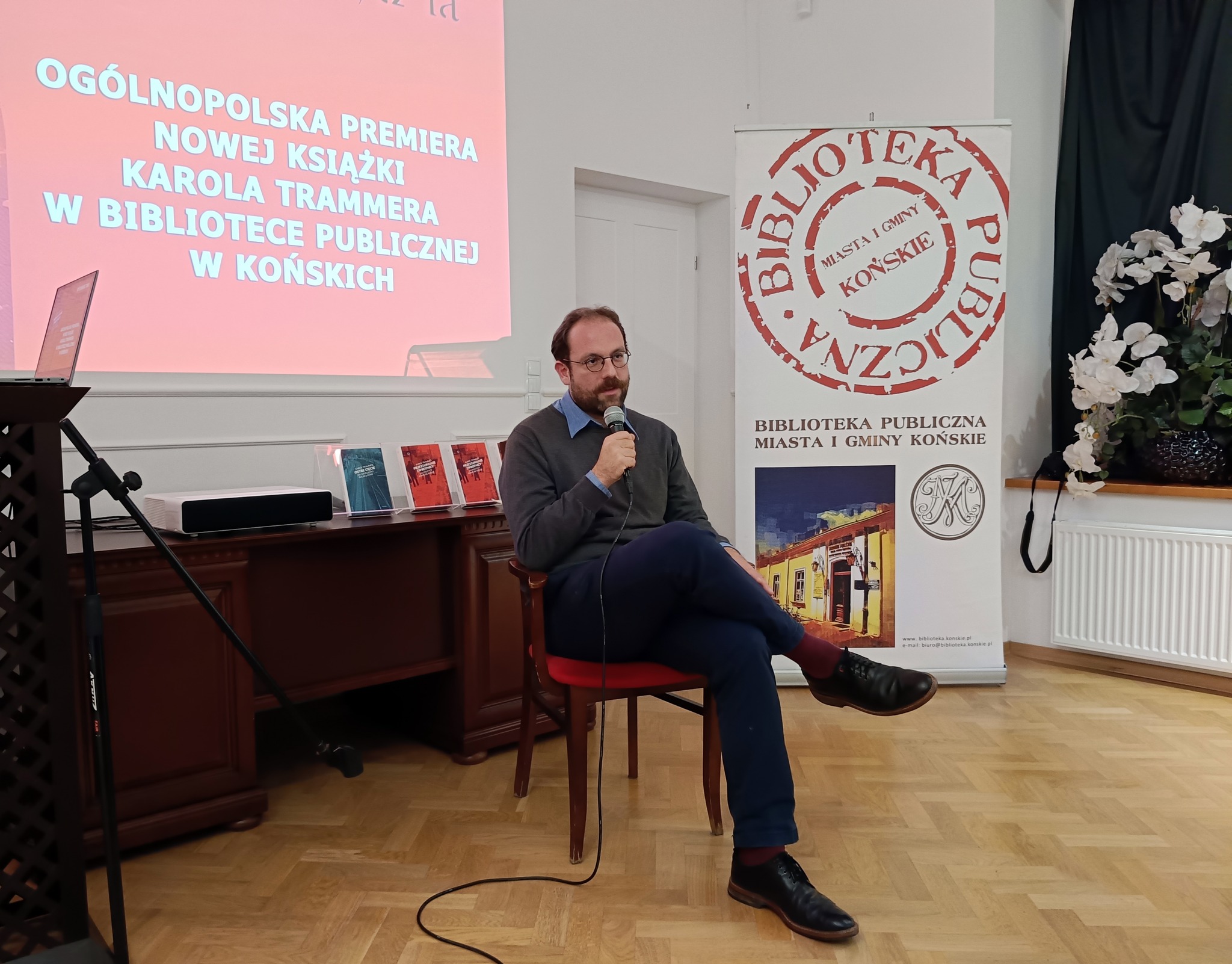 Ogólnopolska premiera książki Karola Trammera w Końskich [zdjęcia]