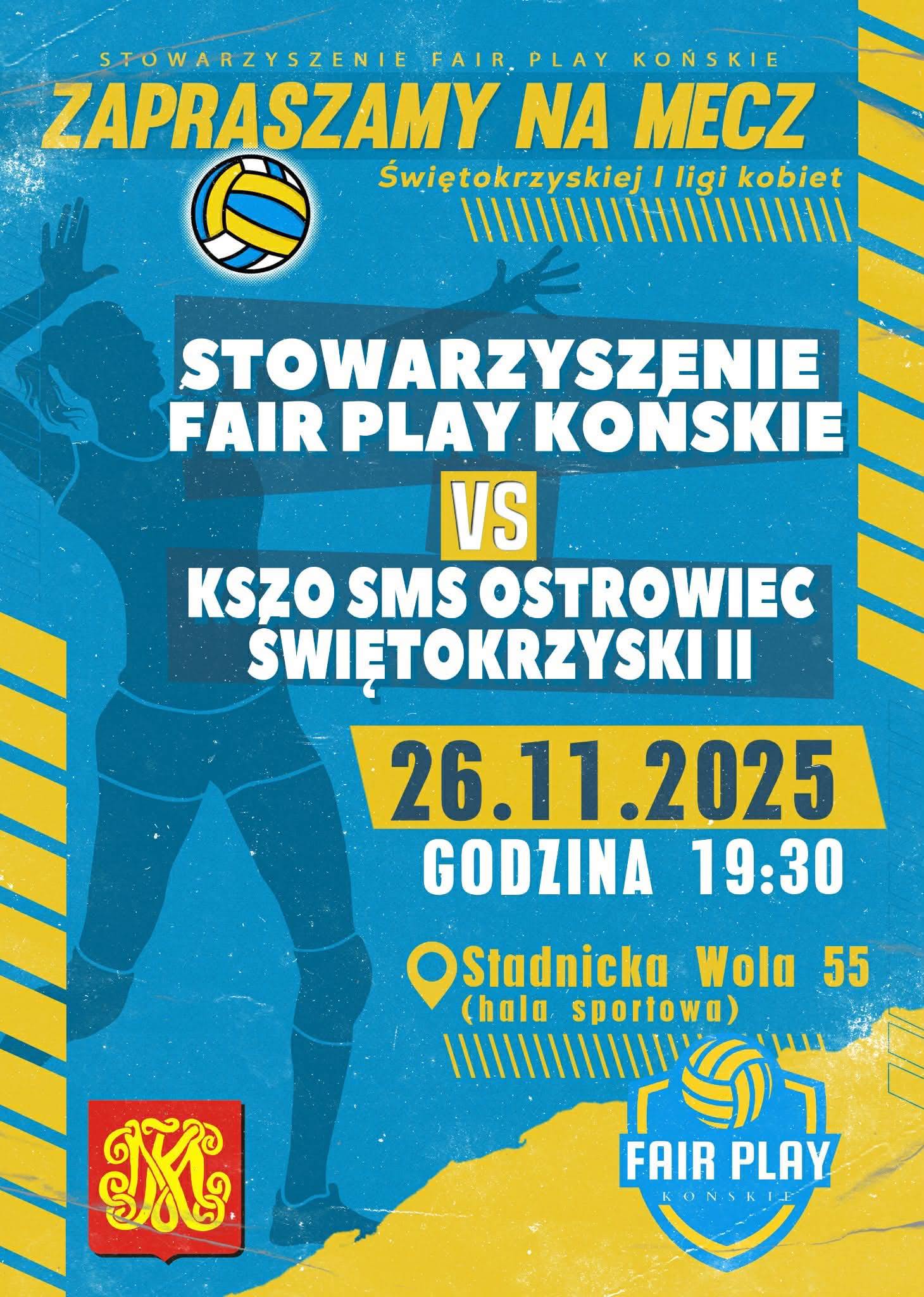 Siatkarki Fair Play Końskie wracają na własny parkiet!