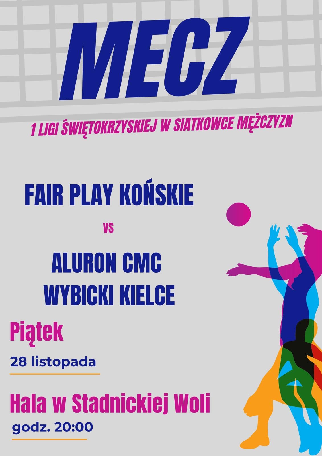 Koneccy siatkarze podejmą Aluron CMC Wybicki Kielce