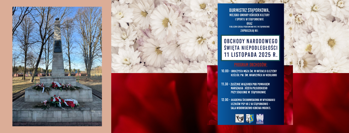 Gmina Stąporków uczci 107. rocznicę Odzyskania Niepodległości