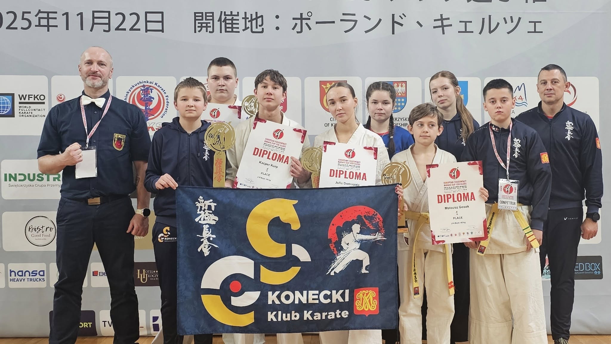 Konecki Klub Karate na Pucharze Europy [zdjęcia]