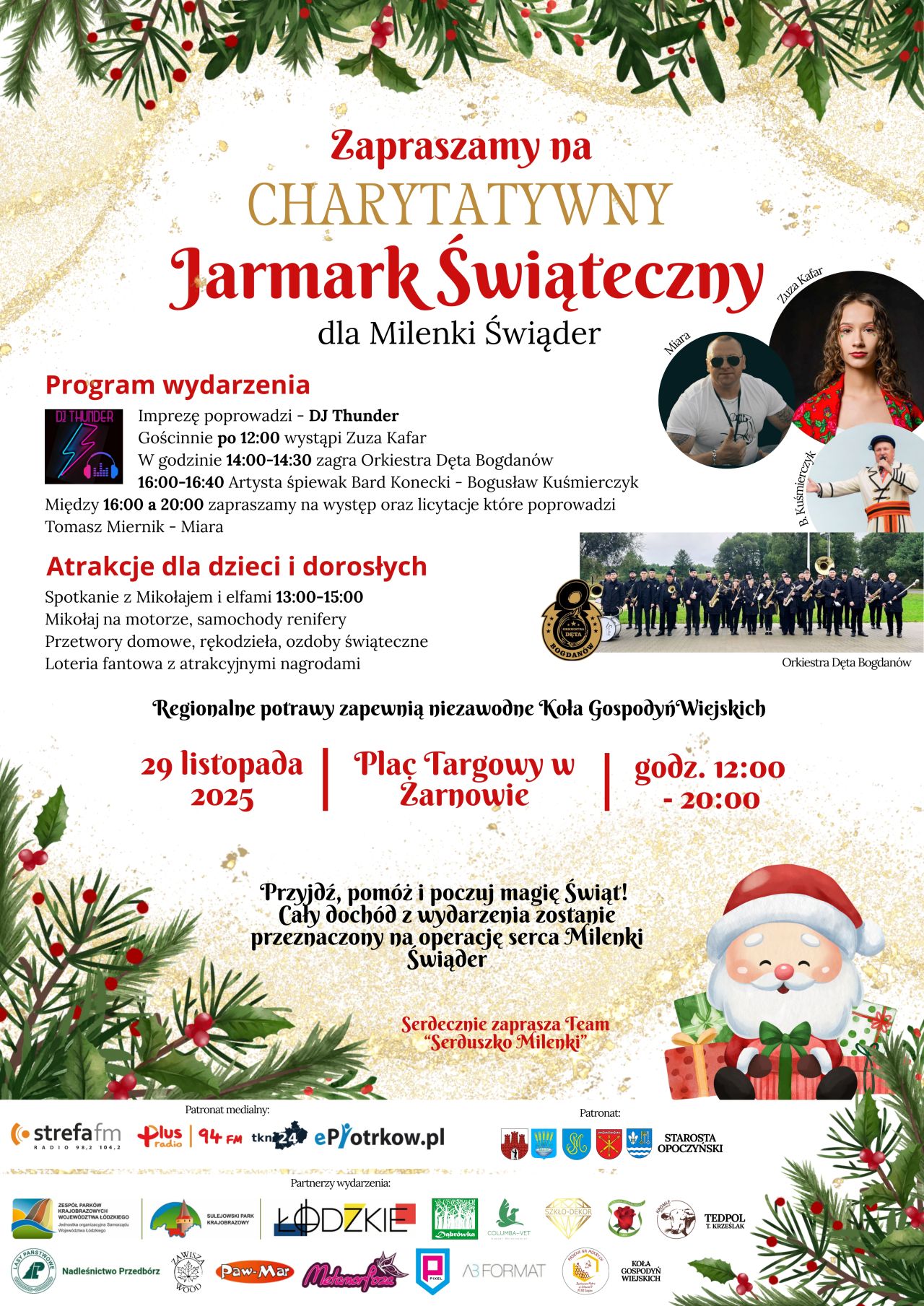 Pomagamy po sąsiedzku! Charytatywny Jarmark Świąteczny dla Milenki w Żarnowie