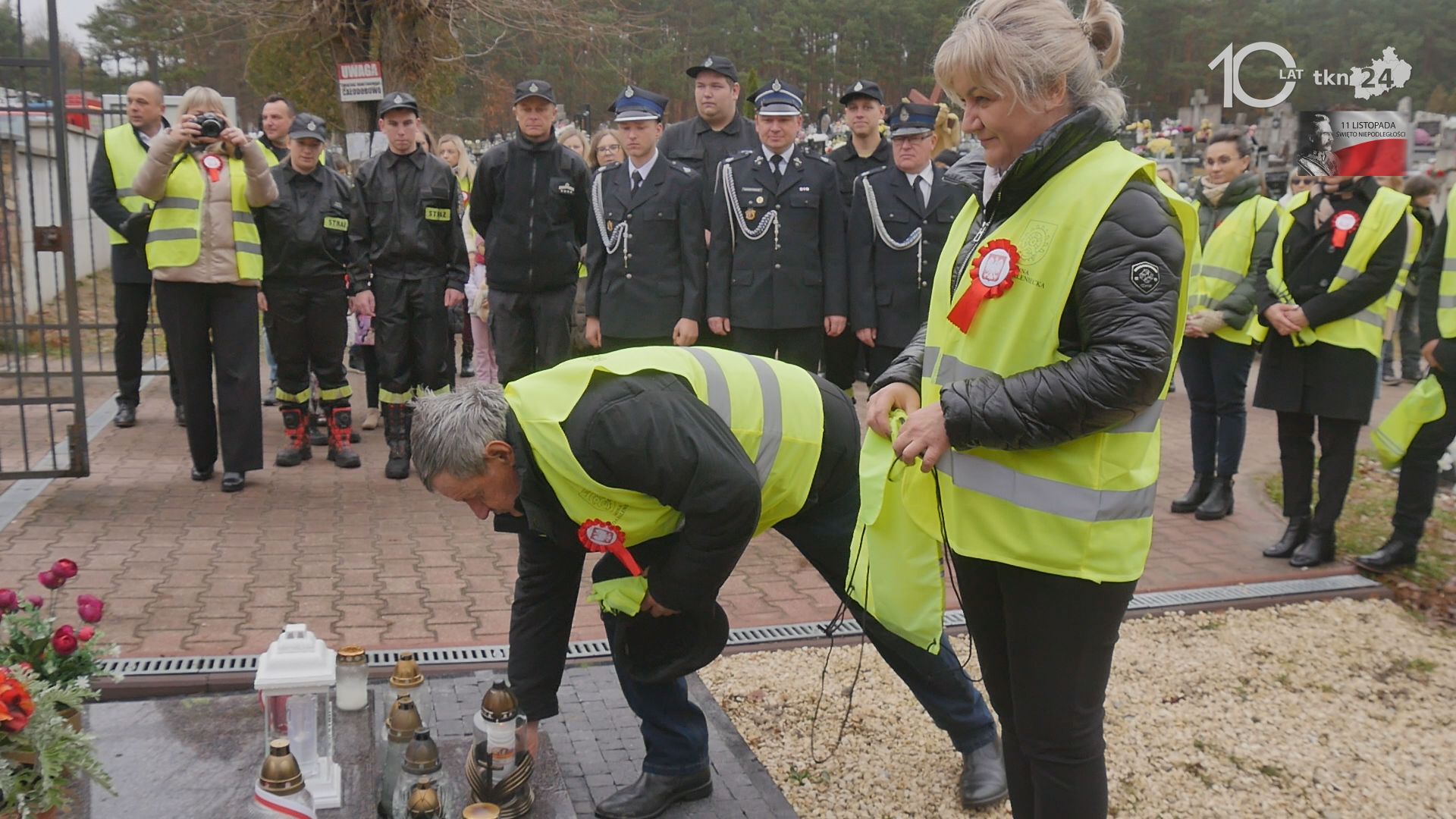 Święto Niepodległości w bezpiecznej formie. Patriotyczny dzień w gminie Ruda Maleniecka [wideo, zdjęcia]