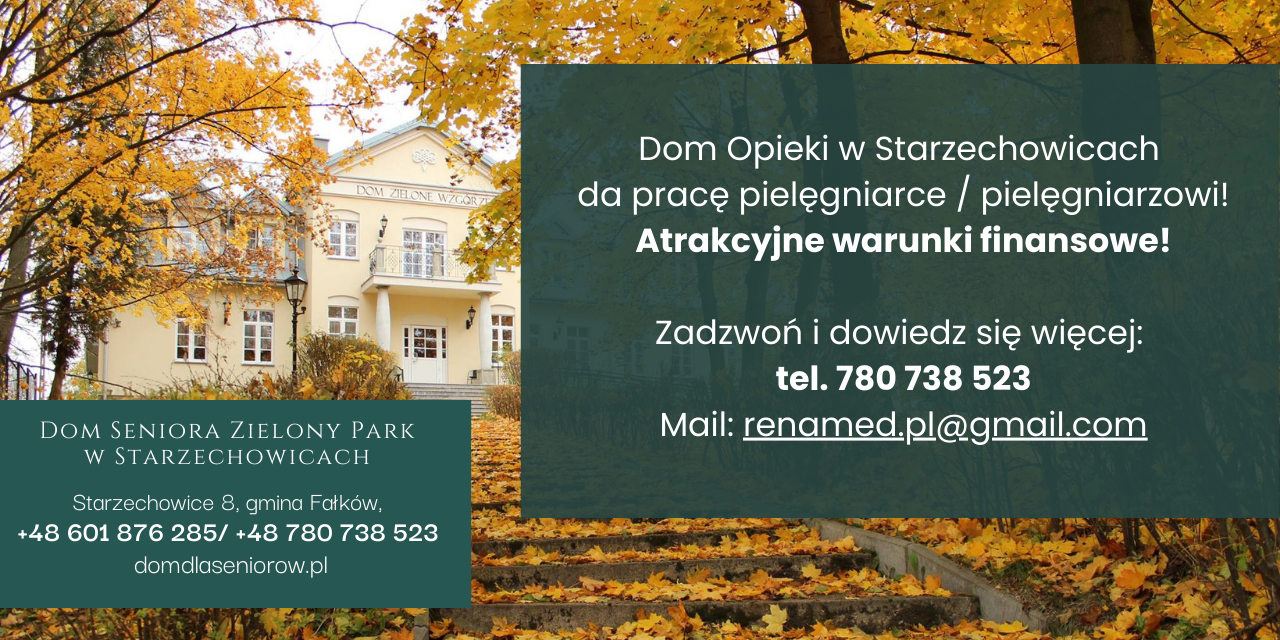 Praca dla pielęgniarki lub pielęgniarza w gminie Fałków. Atrakcyjna płaca!