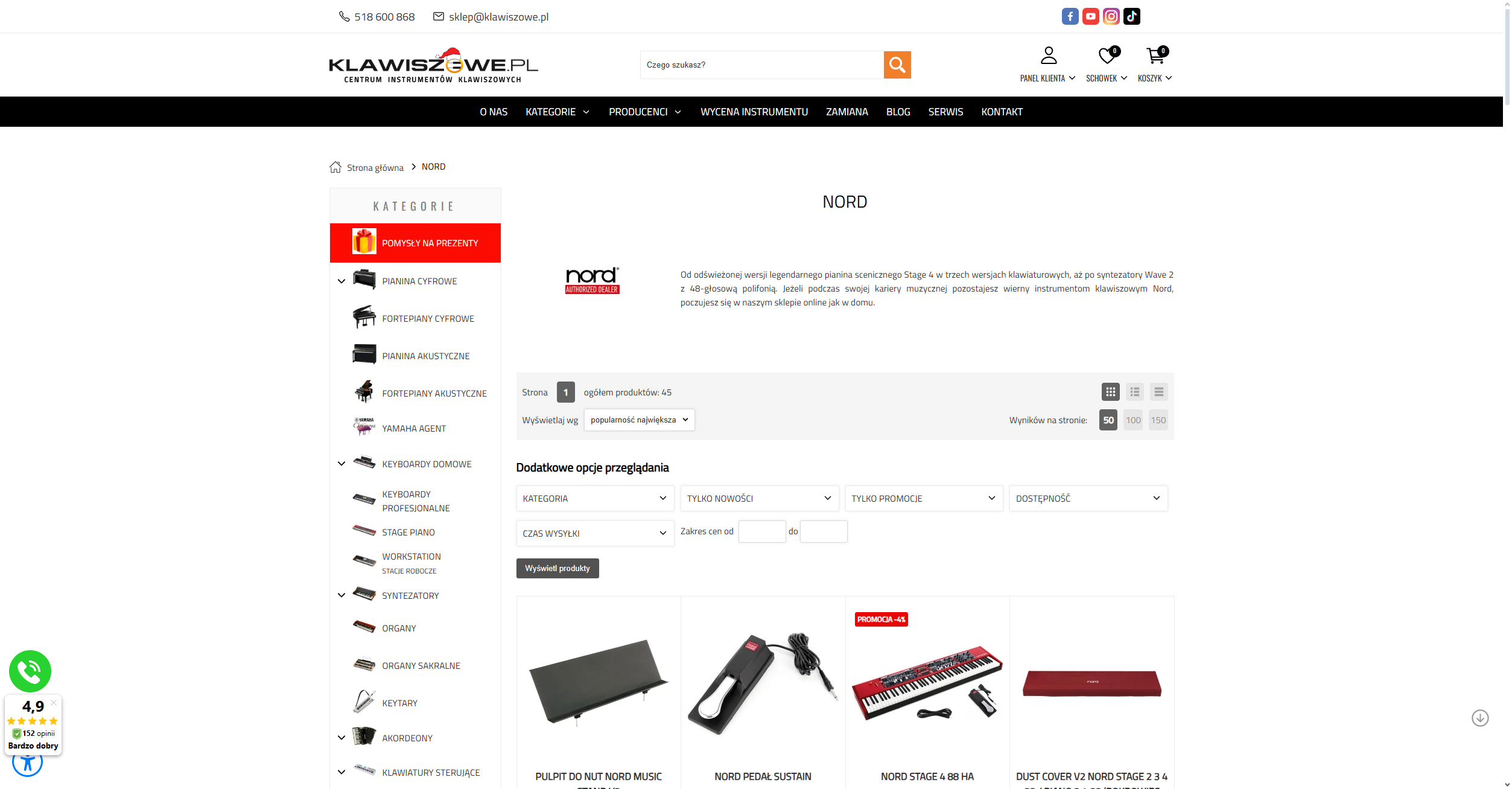 Dlaczego instrumenty Nord są tak cenione przez profesjonalistów?