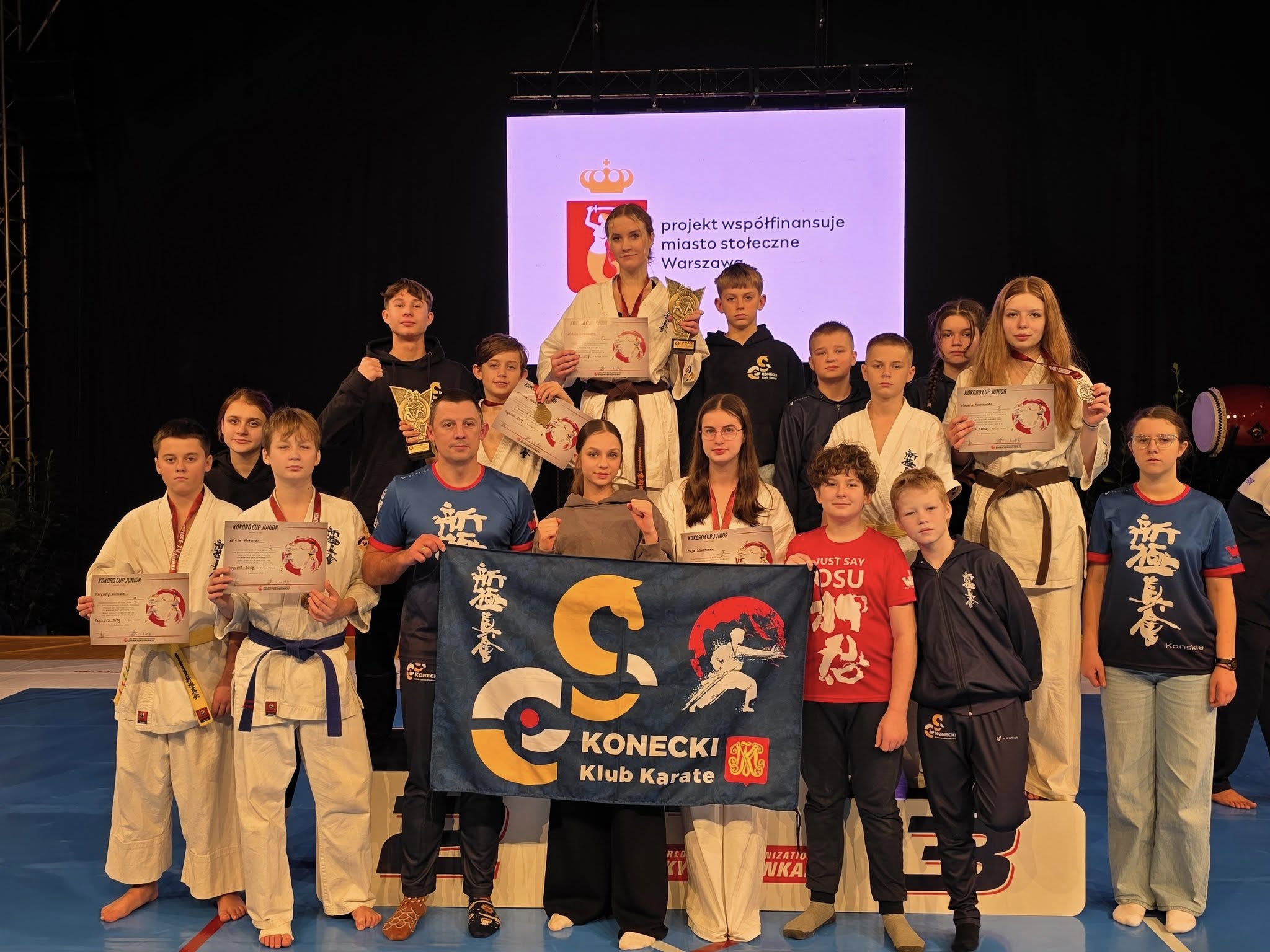 Konecki Klub Karate Kyokushin z mocnym akcentem kończy rok [zdjęcia]