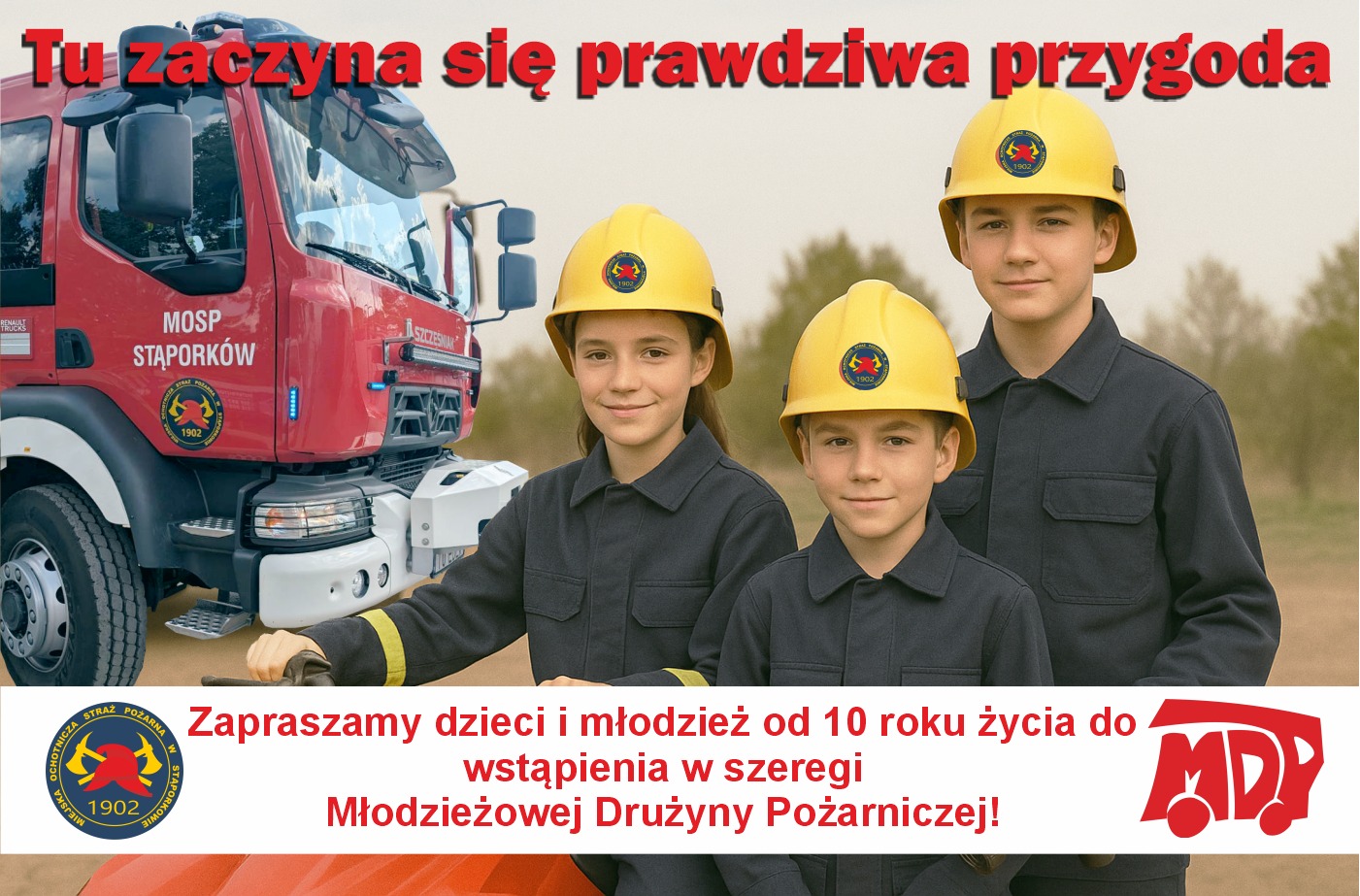 Młodzieżowa Drużyna Pożarnicza ruszyła z nowym naborem