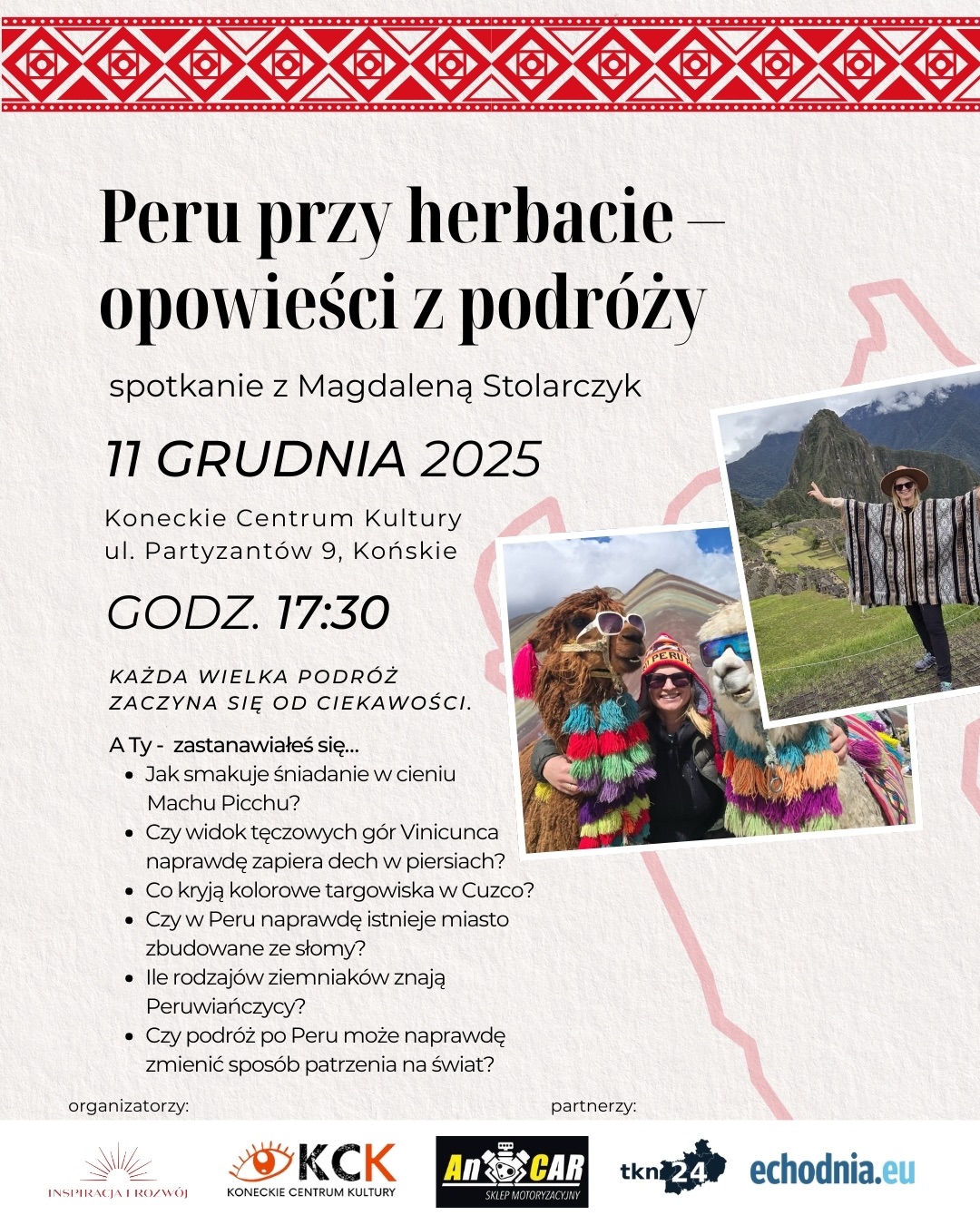 O Peru przy herbacie w Koneckim Centrum Kultury