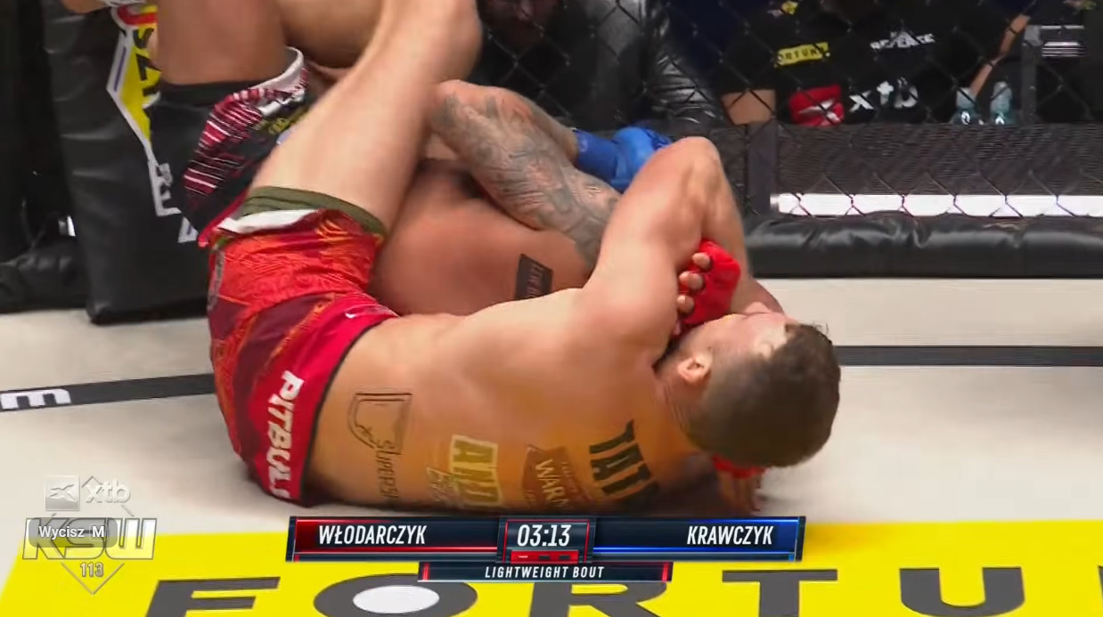 Artur Krawczyk przegrywa swoją drugą walkę w KSW [wideo]