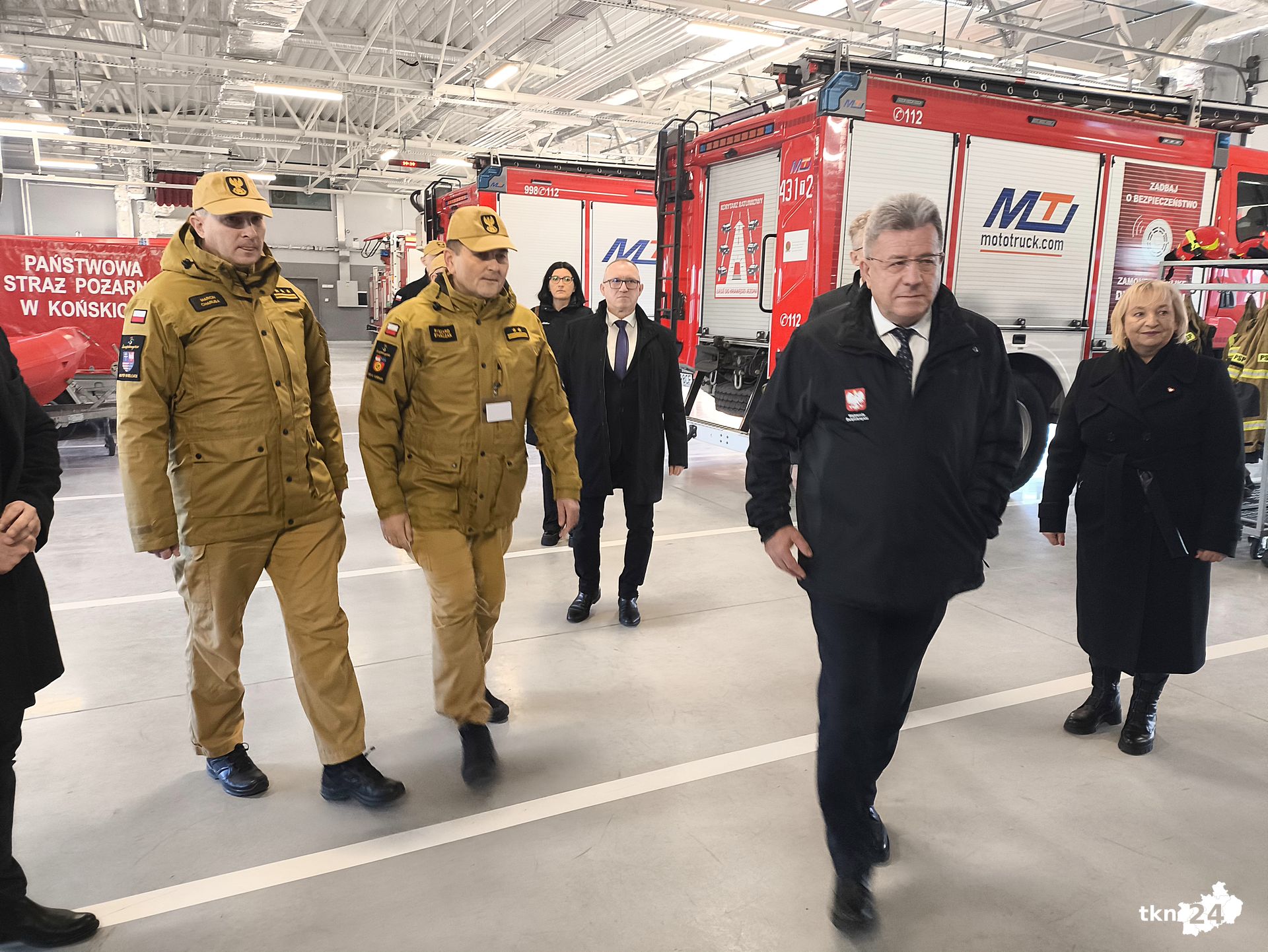 Wojewoda wizytował konecką straż pożarną [wideo, zdjęcia]