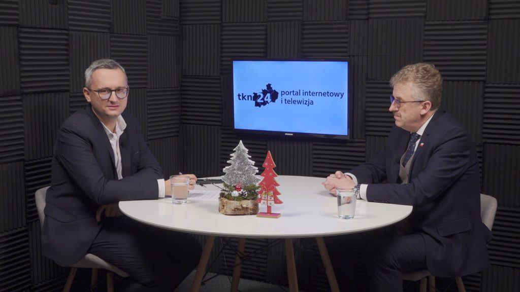 Gość Informacji: Podsumowanie roku ze starostą Grzegorzem Piecem