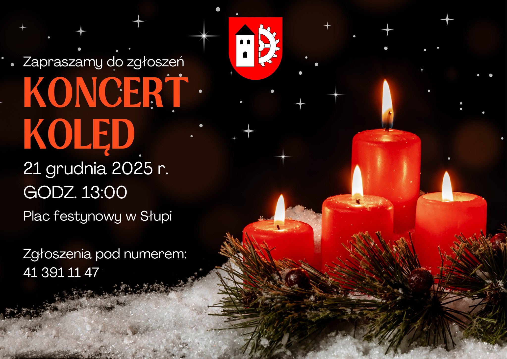 Koncert Kolęd w Słupi. Gmina czeka na zgłoszenia