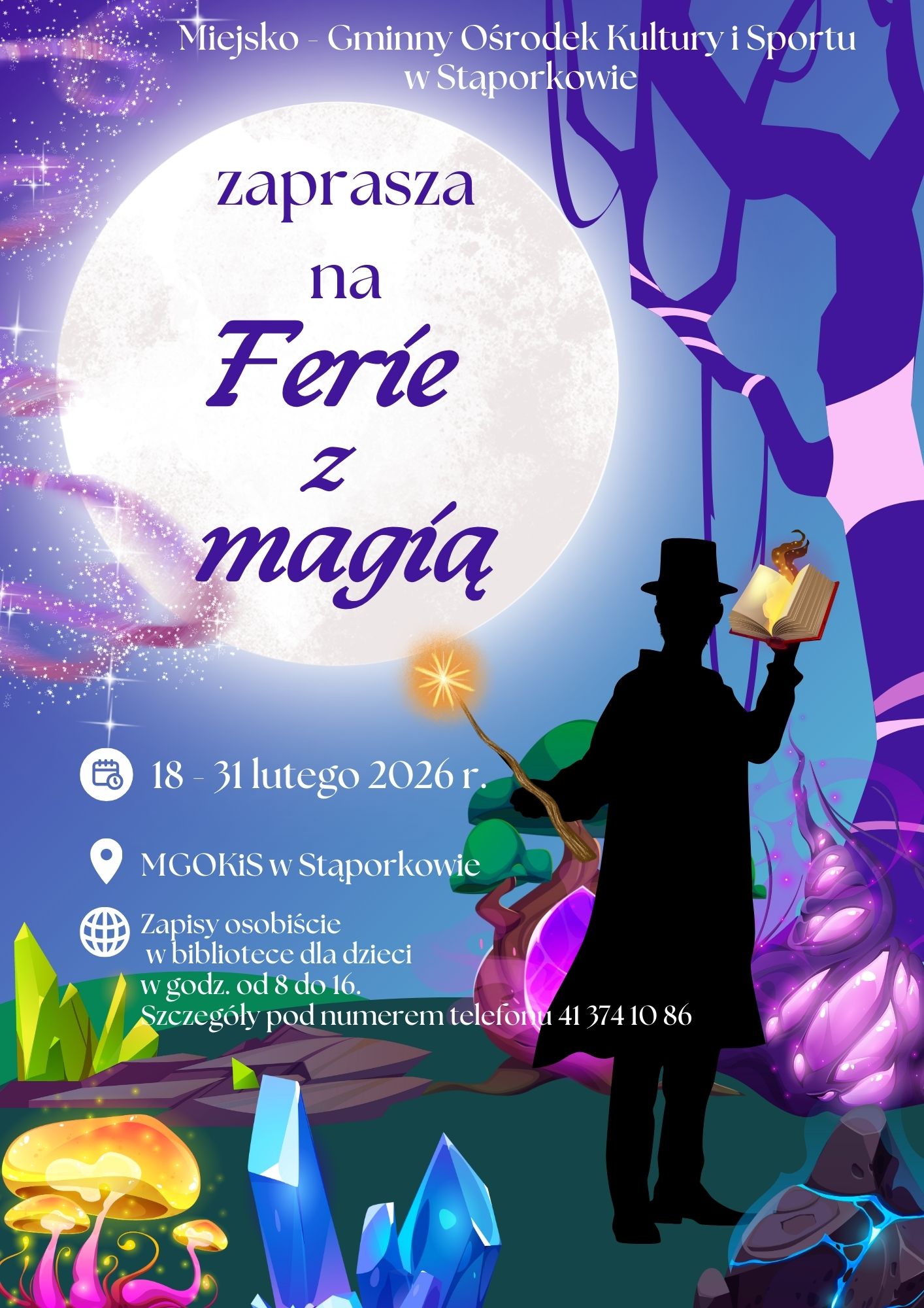 Magiczne ferie w Stąporkowie. Zapisy ruszają już jutro