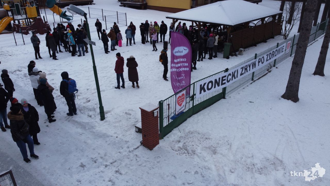 Konecki Zryw po Zdrowie dla WOŚP. Miłośnicy aktywności z gorącymi sercami! [zdjęcia]
