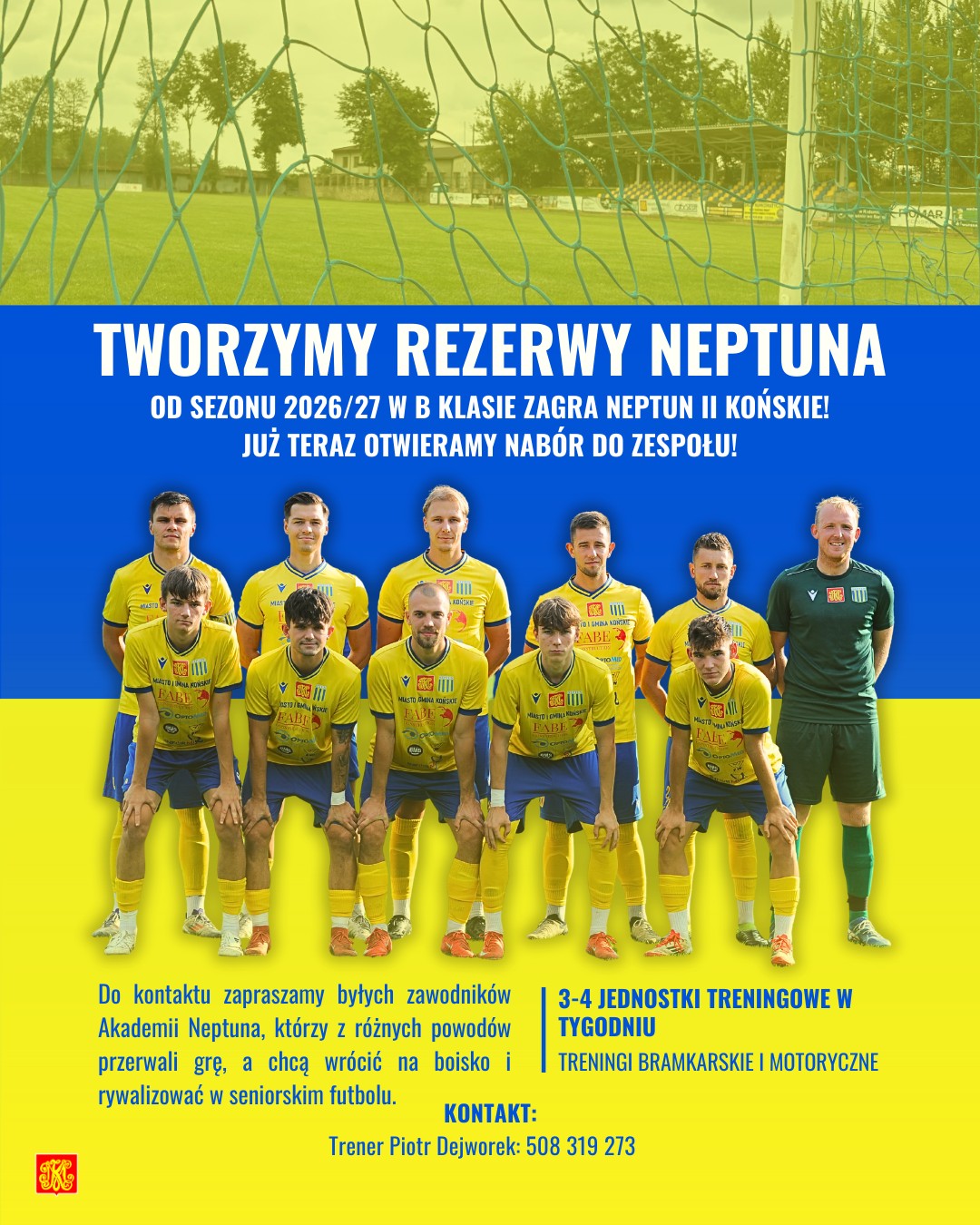 Neptun tworzy zespół rezerw. To szansa na powrót do futbolu