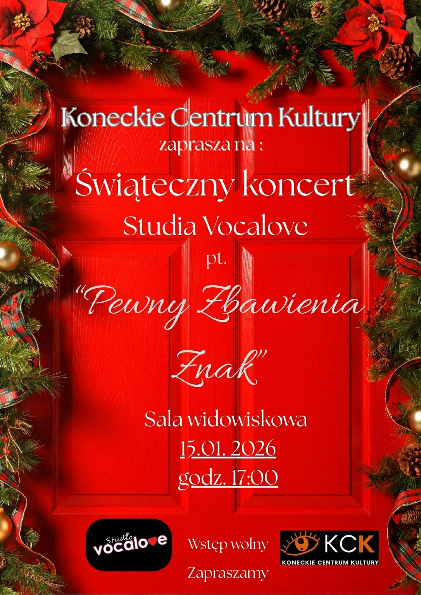 Vocalove wystąpi świątecznie w Koneckim Centrum Kultury