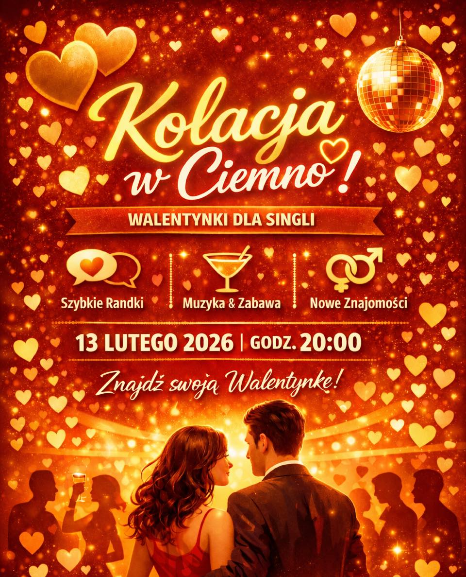 Walentynki dla singli w Akwamarynie. Lokal zaprasza na kolację w ciemno