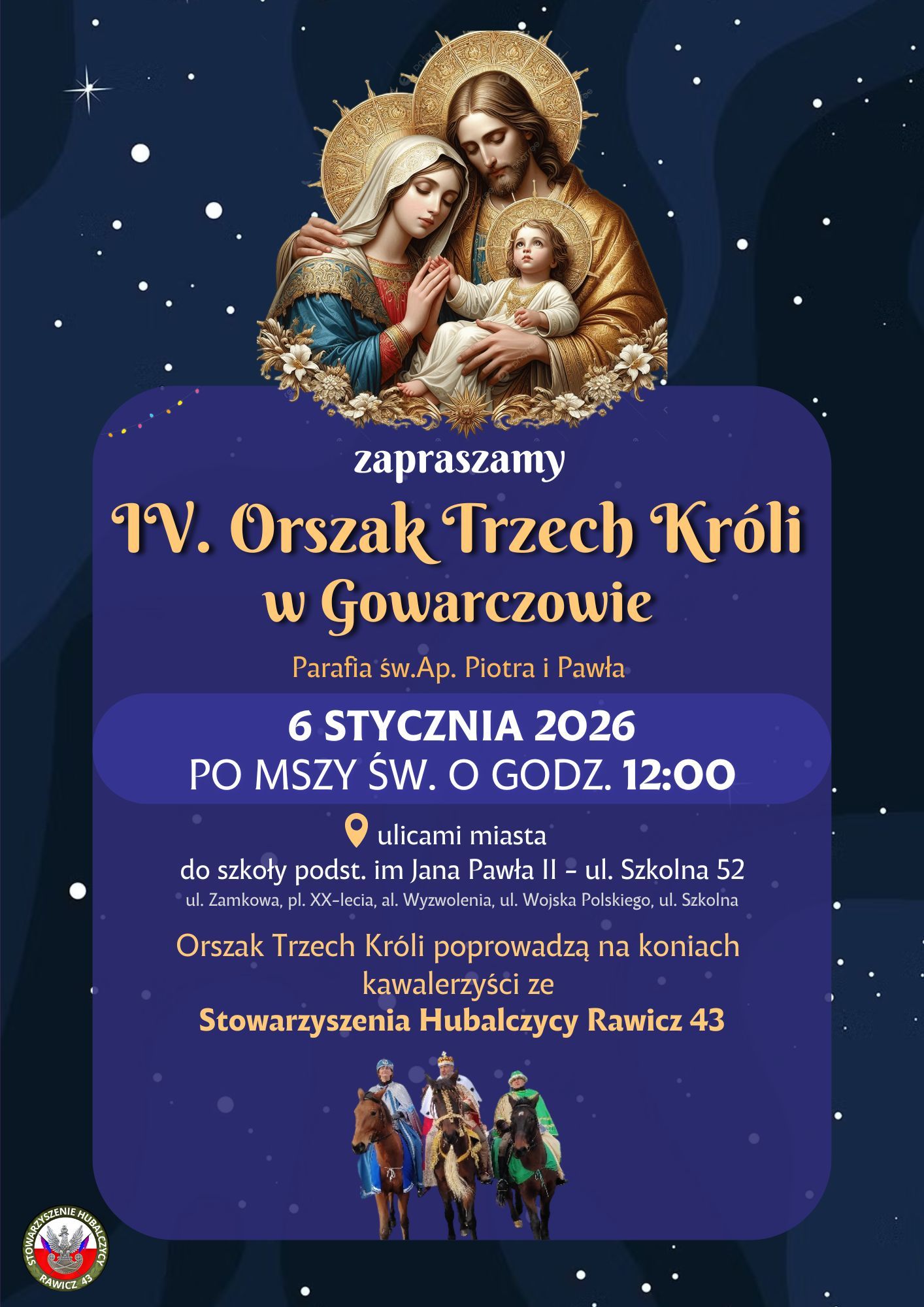 Wierni po raz czwarty przemaszerują orszakiem przez Gowarczów