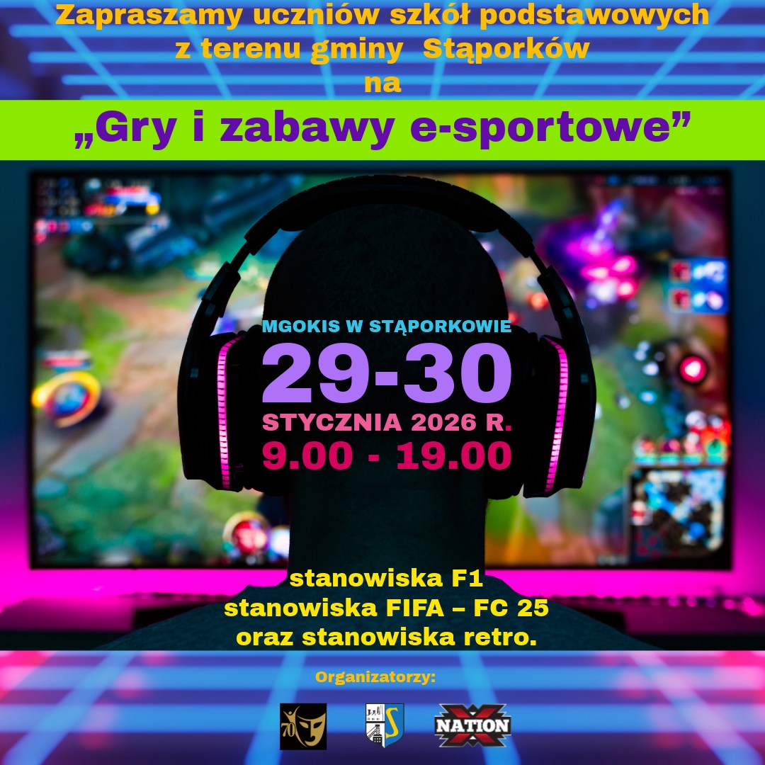 Czas na granie! E-sportowe dni w Stąporkowie